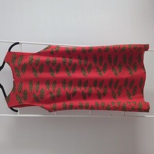 Alice + Olivia x Donald Robertson Cheetah Lips Dress